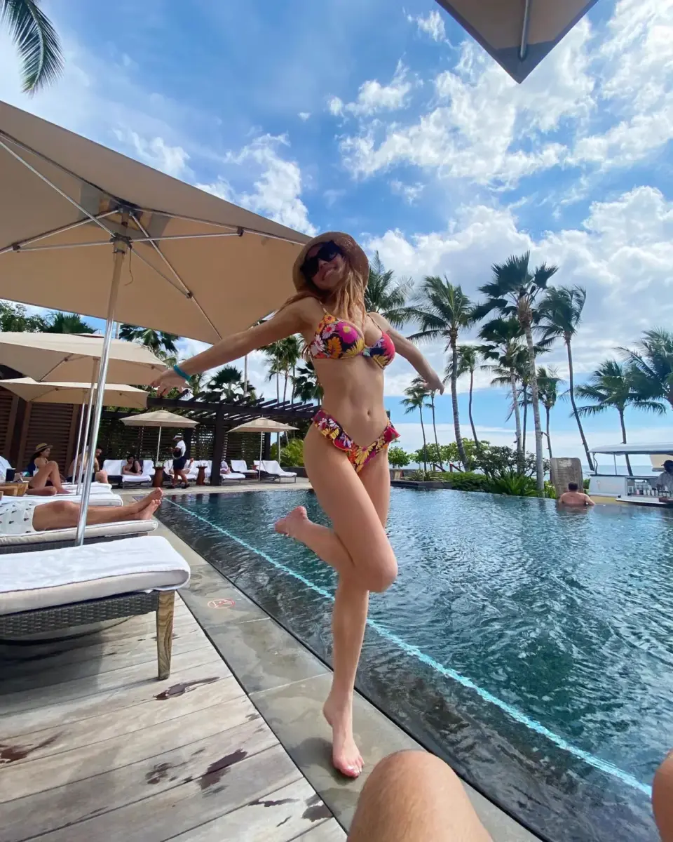 A captivating collage of Sydney Sweeney bikini photos, showcasing her style, confidence, and the celebration of body positivity.